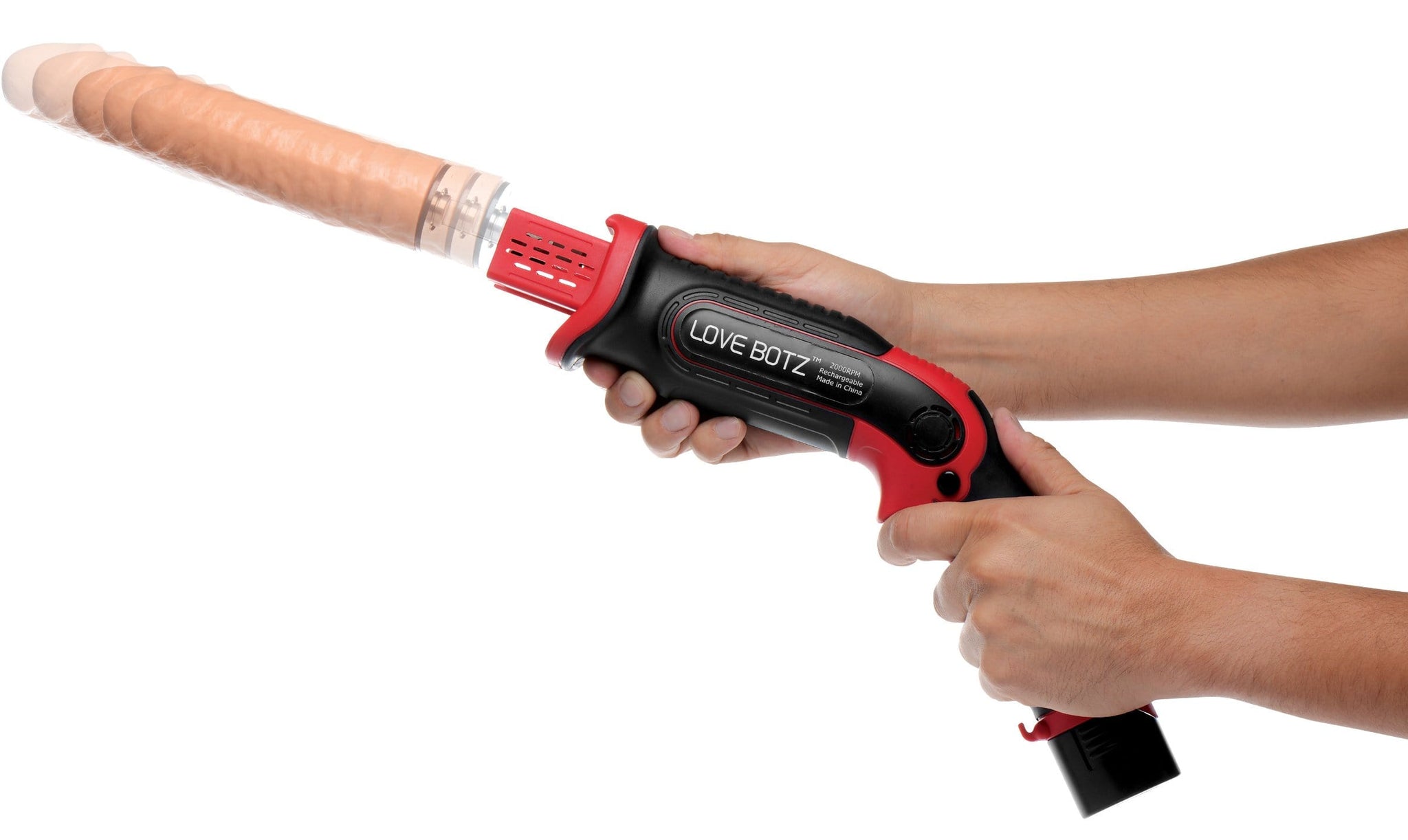 Thrust-Bot Handheld Multi-Speed Sex Machine – Black Cock Toys
